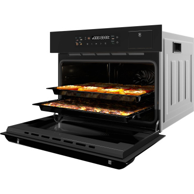 Электрический духовой шкаф с функцией пароварки Hiberg S-VMF 5515 B SMART