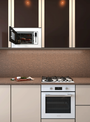 Встраиваемая микроволновая печь KRONA LAUNE 60 WH DOTS K