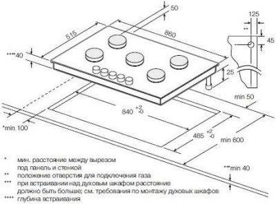 Варочная поверхность газовая Graude GS 90.1 E