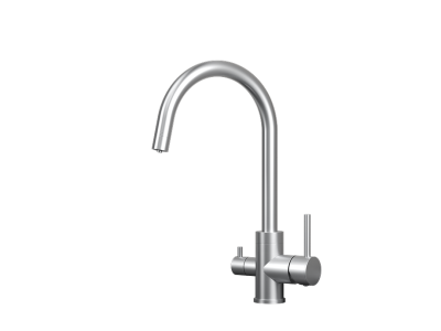 Кухонный смеситель GRANULA GR-5169, НЕРЖ