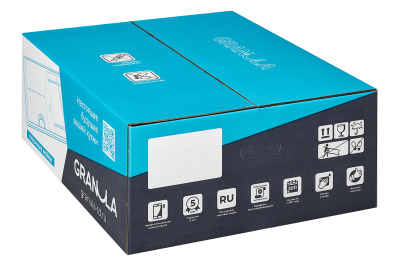 Кухонная мойка GRANULA GR-5551, ЧЁРНЫЙ