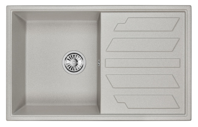 Кухонная мойка GRANULA GR-8002, БАЗАЛЬТ