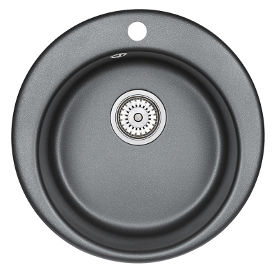 Кухонная мойка Granula GR-4801 шварц d=475мм