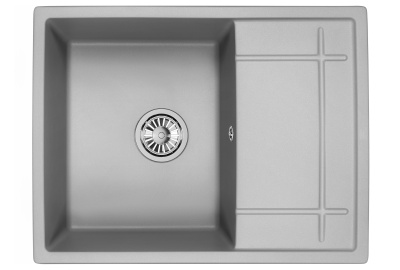 Кухонная мойка GRANULA GR-6501, АЛЮМИНИУМ