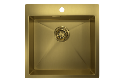 Кухонная мойка GRANULA GR-5151, ЗОЛОТО САТИН