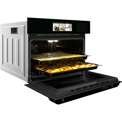 Электрический духовой шкаф с функцией пароварки Hiberg S-VM 5615 B I-SMART
