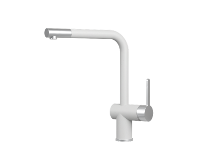 Кухонный смеситель GRANULA GR-5017, АРКТИК (БЕЛЫЙ)