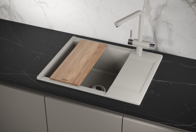 Кухонная мойка GRANULA ES-6202, БАЗАЛЬТ