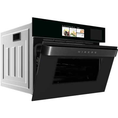 Электрический духовой шкаф с функцией пароварки Hiberg S-VM 5615 B I-SMART