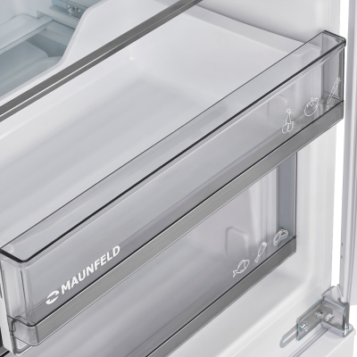 Встраиваемый холодильник NO FROST с инвертором MAUNFELD MBF177NFFWGR Inverter