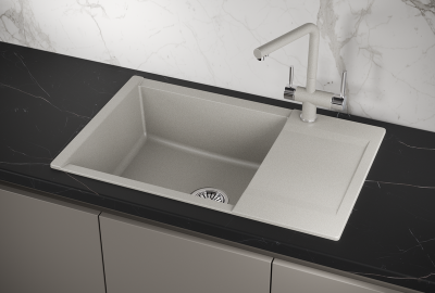 Кухонная мойка GRANULA  ES-7807, БАЗАЛЬТ