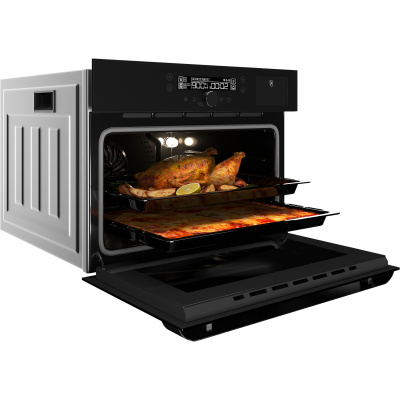 Электрический духовой шкаф с функцией пароварки Hiberg MS-VM 5115 B SMART