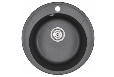 Кухонная мойка GRANULA ST-4802, ЧЁРНЫЙ
