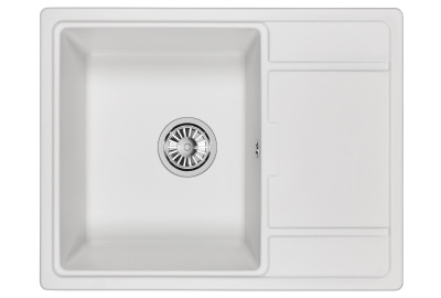 Кухонная мойка GRANULA GR-6503, АРКТИК (БЕЛЫЙ)