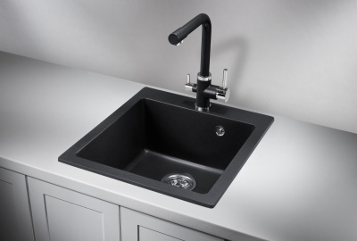 Кухонная мойка GRANULA GR-4651, ЧЁРНЫЙ