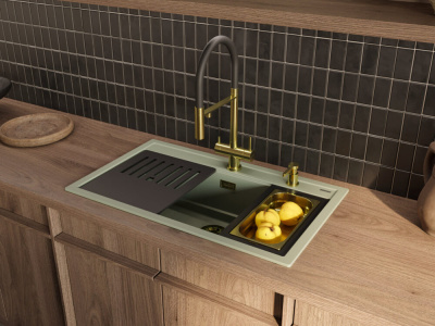 Кухонная мойка OMOIKIRI Kitagawa 86-LB gr-p