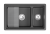 Кухонная мойка GRANULA KS-7304U, ЧЁРНЫЙ Кухонная мойка GRANULA KS-7304U, ЧЁРНЫЙ