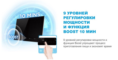 Встраиваемая индукционная варочная панель Midea MIH67880F