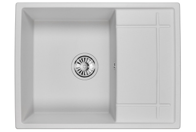 Кухонная мойка GRANULA GR-6501, АРКТИК (БЕЛЫЙ)
