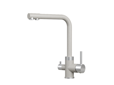 Кухонный смеситель GRANULA GR-5015, БАЗАЛЬТ