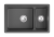 Кухонная мойка GRANULA KS-7304U, ЧЁРНЫЙ Кухонная мойка GRANULA KS-7304U, ЧЁРНЫЙ