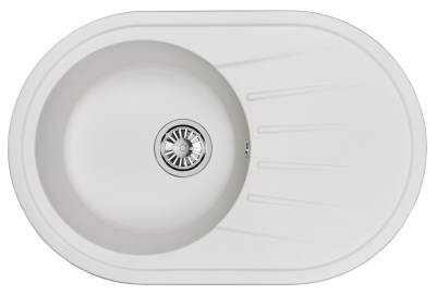 Кухонная мойка GRANULA ST-7601, БЕЛЫЙ