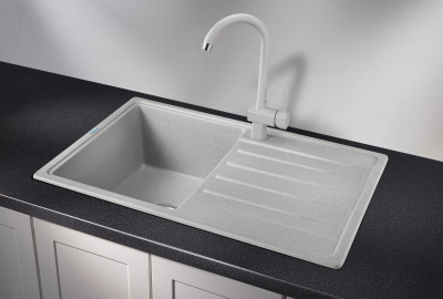 Кухонная мойка GRANULA ST-7602, БАЗАЛЬТ