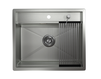 Кухонная мойка GRANULA KS-6051, СТАЛЬ МАТОВАЯ