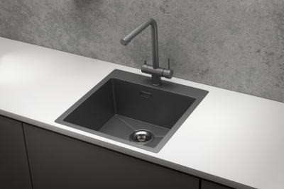 Кухонная мойка GRANULA GR-5151, ГРАФИТ МАТОВЫЙ