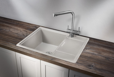 Кухонная мойка GRANULA GR-6503, БАЗАЛЬТ