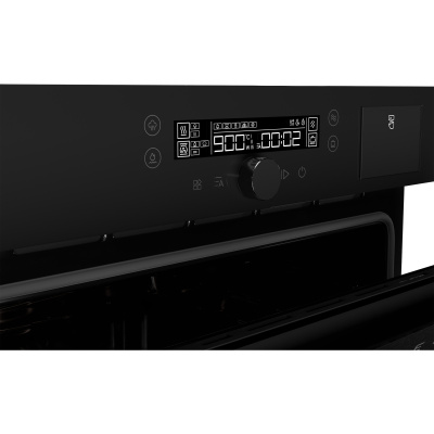 Электрический духовой шкаф с функцией пароварки Hiberg MS-VM 5115 B SMART