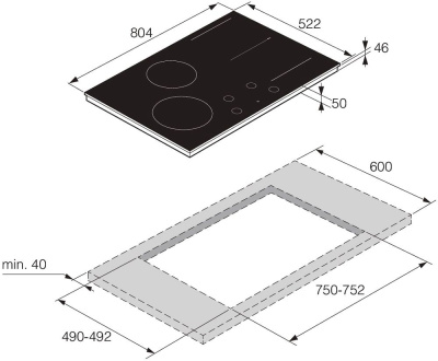 Варочная поверхность индукционная Asko HID824GC
