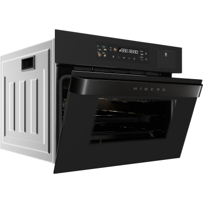 Электрический духовой шкаф с функцией пароварки Hiberg S-VMF 5515 B SMART