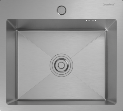 GRANFEST METAL Мойка нерж.сталь AISI 304  1 чаша 485*440*215 мм арт.GF-