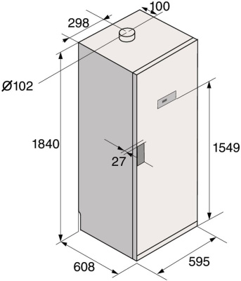 Сушильный шкаф отдельностоящий Asko DC7784V.T