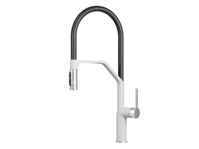 Кухонный смеситель GRANULA GR-9012, АРКТИК (БЕЛЫЙ)
