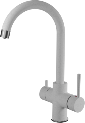 5422 U-обр. D-35мм с краном питьевой воды серый