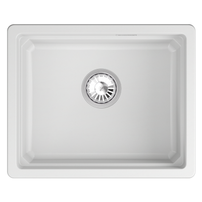 Кухонная мойка GRANULA KS-5501U, АРКТИК (БЕЛЫЙ)