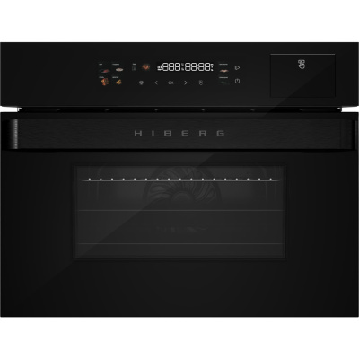 Электрический духовой шкаф с функцией пароварки Hiberg S-VMF 5515 B SMART