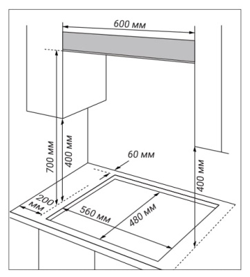 Варочная панель газовая Hiberg VM 7155 B