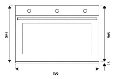 Духовой шкаф электрический Bertazzoni F909PROEKX