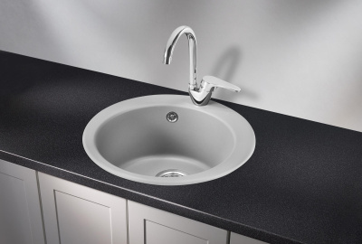 Кухонная мойка GRANULA GR-4801, АЛЮМИНИУМ