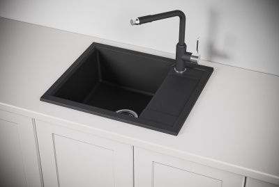Кухонная мойка GRANULA GR-6002, ЧЁРНЫЙ