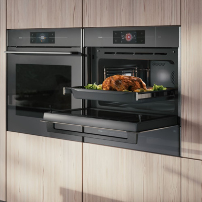 Духовой шкаф компактный с приготовлением на пару Asko OCSM8478GG