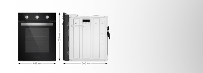 Шкаф духовой электрический  MAUNFELD EOEC516B2