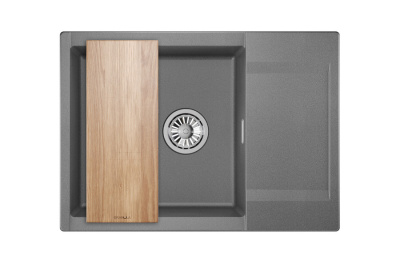 Кухонная мойка GRANULA ES-7003, ГРАФИТ
