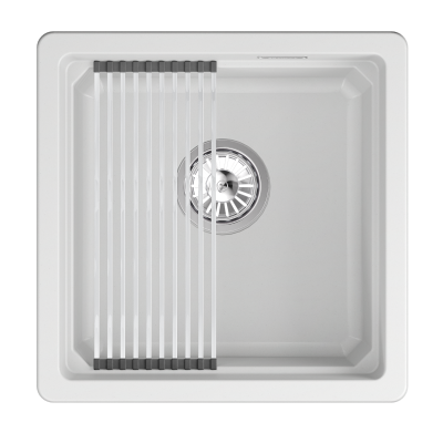 Кухонная мойка GRANULA KS-4501U, АРКТИК (БЕЛЫЙ)