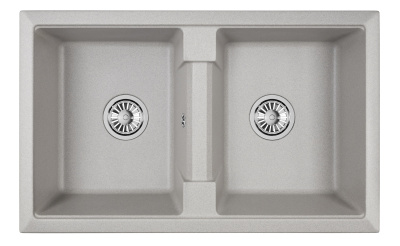 Кухонная мойка GRANULA GR-8101, БАЗАЛЬТ