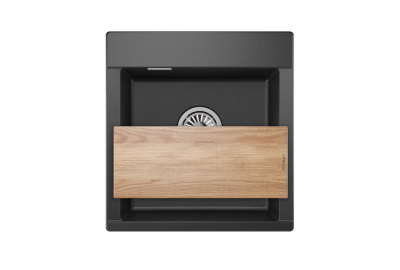 Кухонная мойка GRANULA ES-4701, ЧЁРНЫЙ