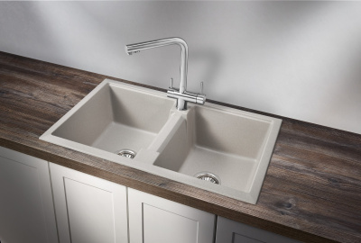 Кухонная мойка GRANULA GR-8101, БАЗАЛЬТ